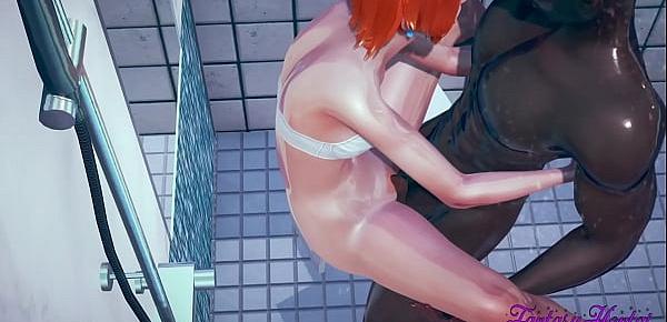  Ben 10 Hentai 3D - Gwen Fucked in a Shower - Anime Manga Porn Sex Video